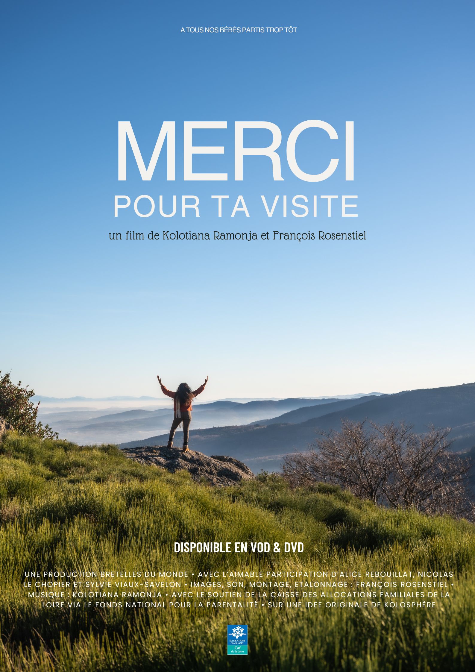 AFFICHE A2 MERCI POUR TA VISITE (420 x 594 mm) AFFICHE du film MERCI POUR TA VISITE